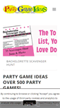 Mobile Screenshot of partygameideas.sympathygifts.us