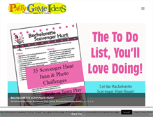 Tablet Screenshot of partygameideas.sympathygifts.us